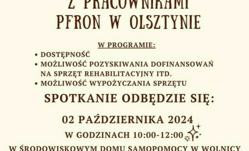 Zdjęcie do Spotkanie z pracownikami PFRON w Olsztynie